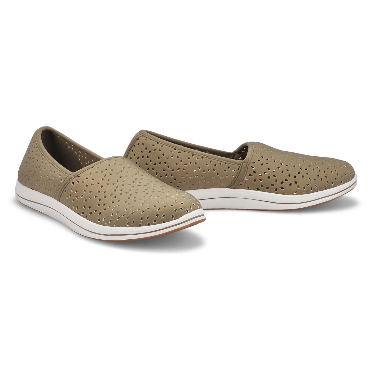 Women's Breeze Emily Slip On Casual Shoe - Olive