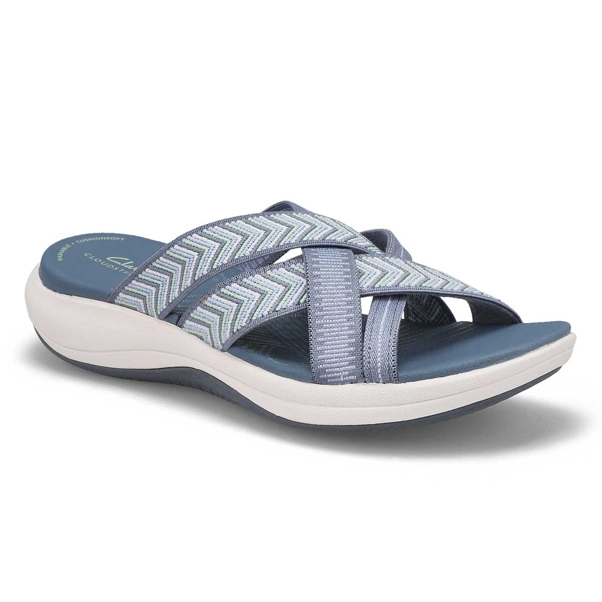 Clarks Women's Mira Grove Slide Sandal - Deni | SoftMoc.com