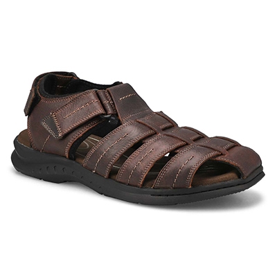 Mns Walkford Fish Wide Casual Sandal- Brown