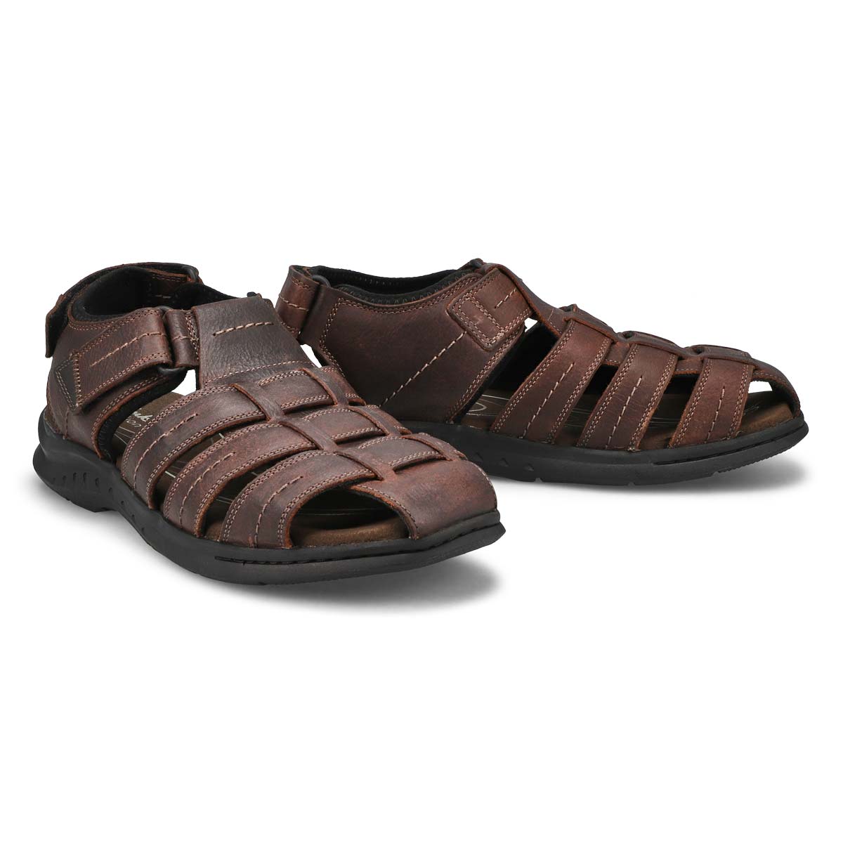 Men's Walkford Fish Wide Casual Sandal -Brown