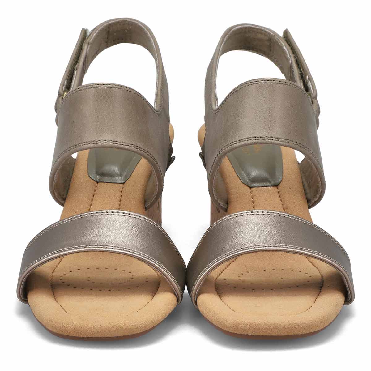 Clarks Women's Kyarra Faye Wedge Sandal - Oli | SoftMoc.com