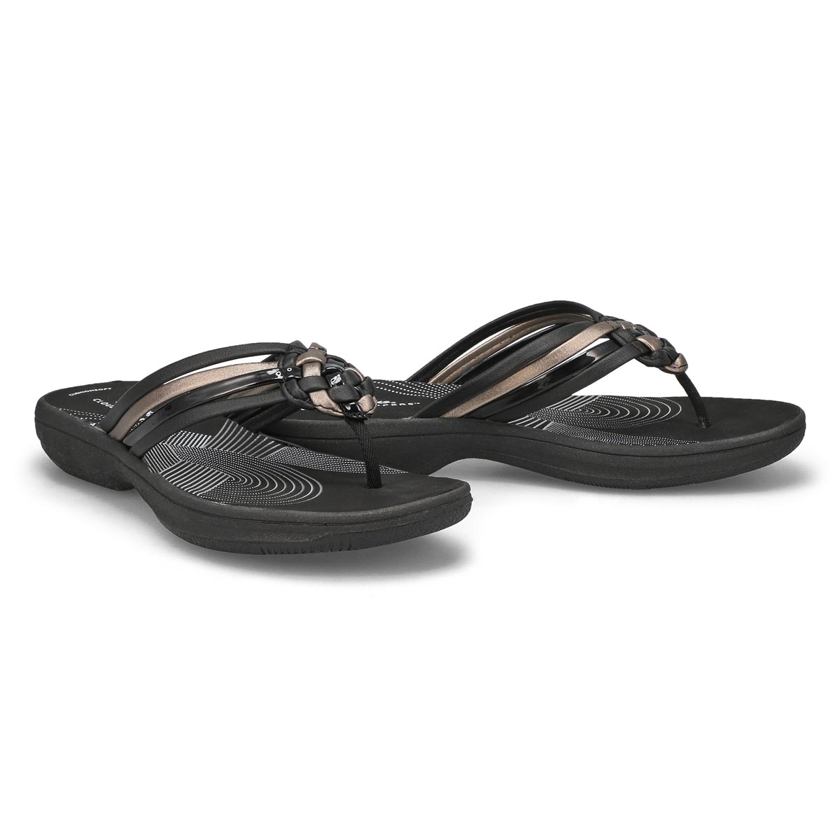 Black thong sandal deals