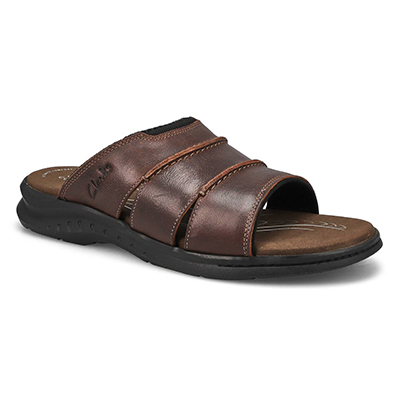 Mns Walkford Easy Wide Casual Sandal - Brown