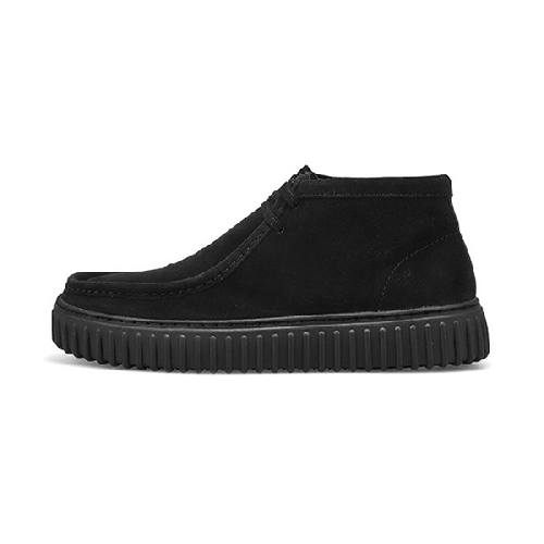 Clarks Men's Torhill Hi Chuckka Boot - Black | SoftMoc.com