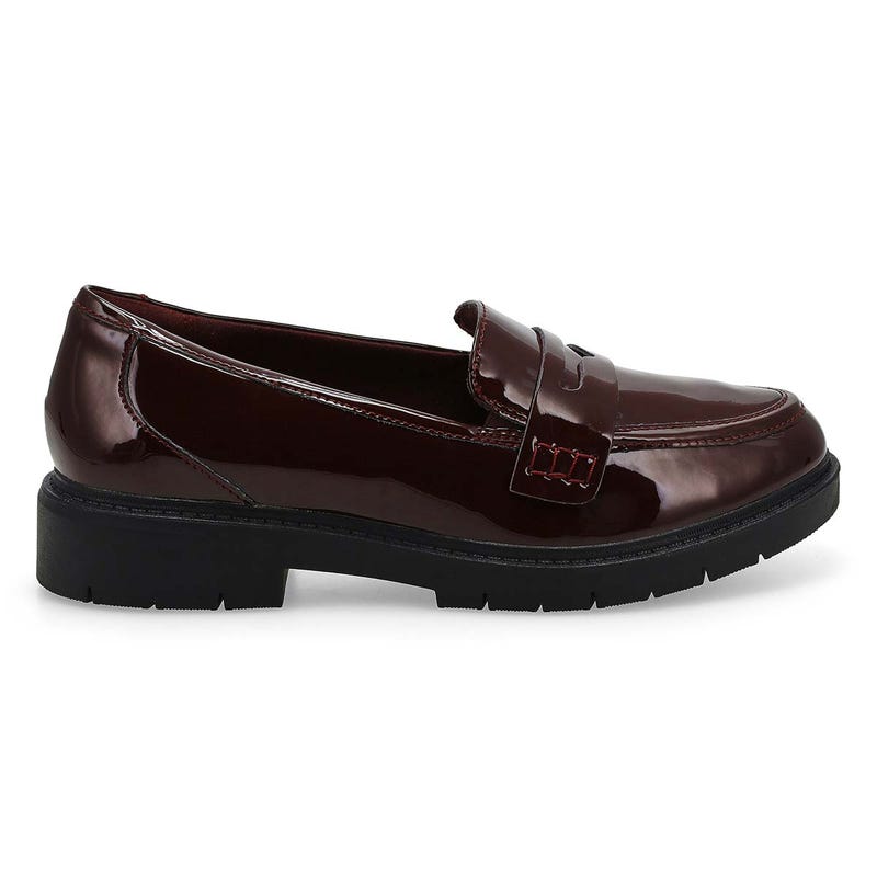 Women's Westlynn Ayla Wide Dress Loafer - Burgundy Patent