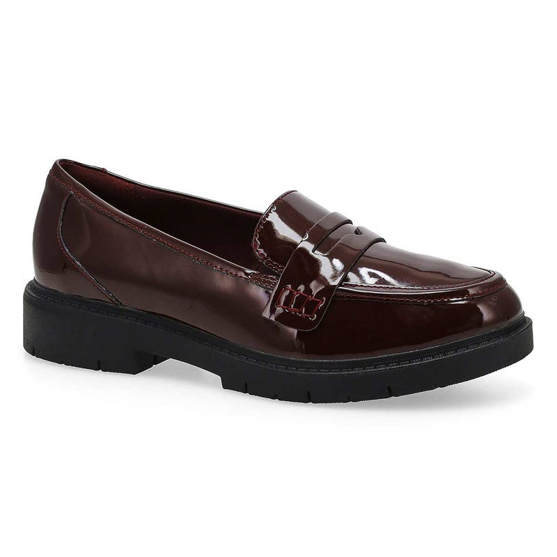 Women's Westlynn Ayla Wide Dress Loafer - Burgundy Patent