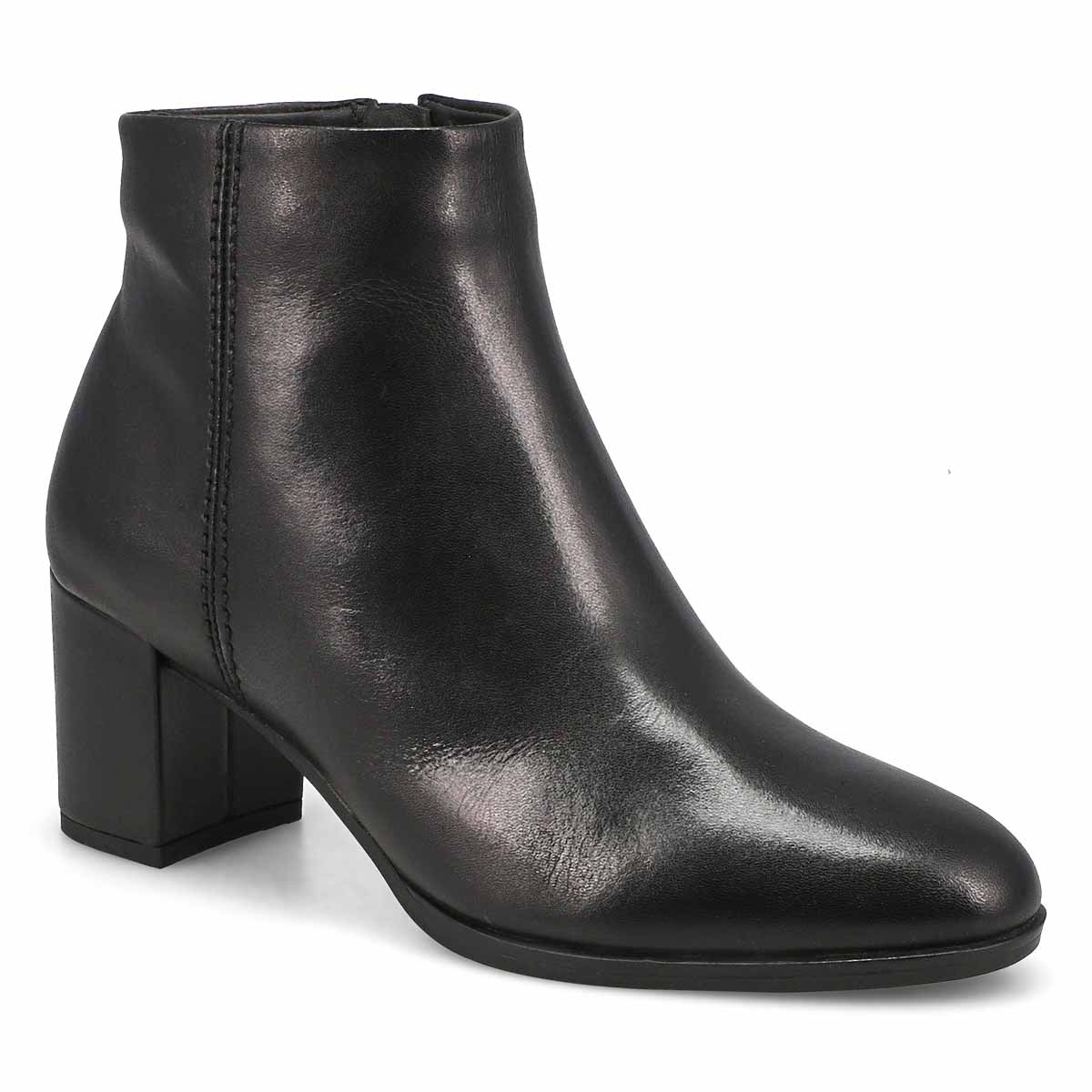 Clarks Women's Freva55 Zip Dress Boot - Black | SoftMoc.com