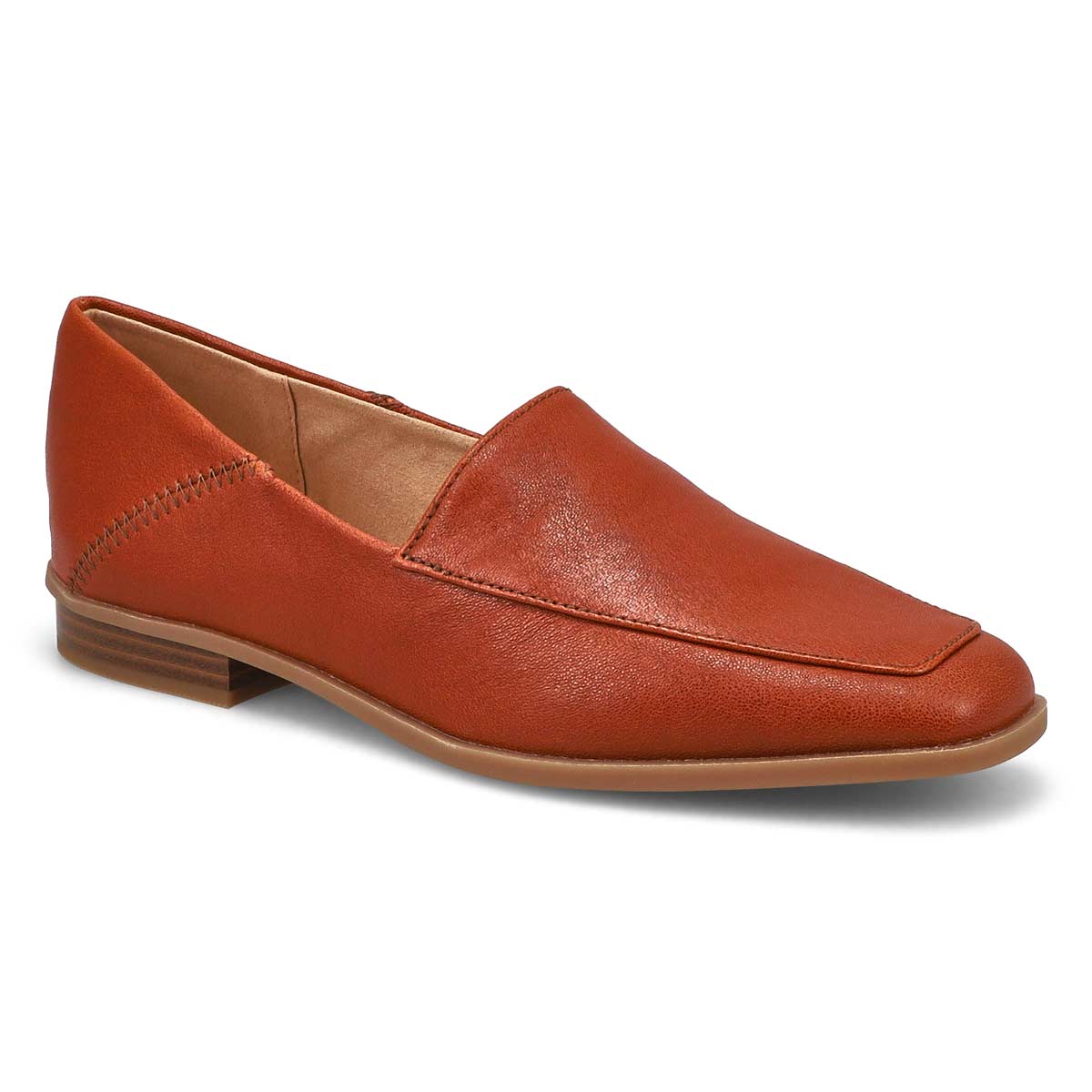 Clarks brown deals loafers womens