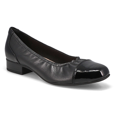 Lds Juliet Step Slip On Dress Heel - Black