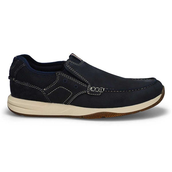 Men's Sailview Step Wide Casual Slip On Loafer - Navy