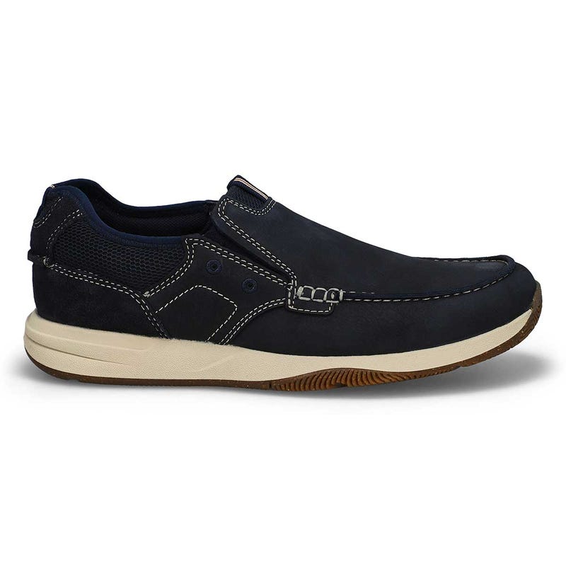Men's Sailview Step Wide Casual Slip On Loafer - Navy