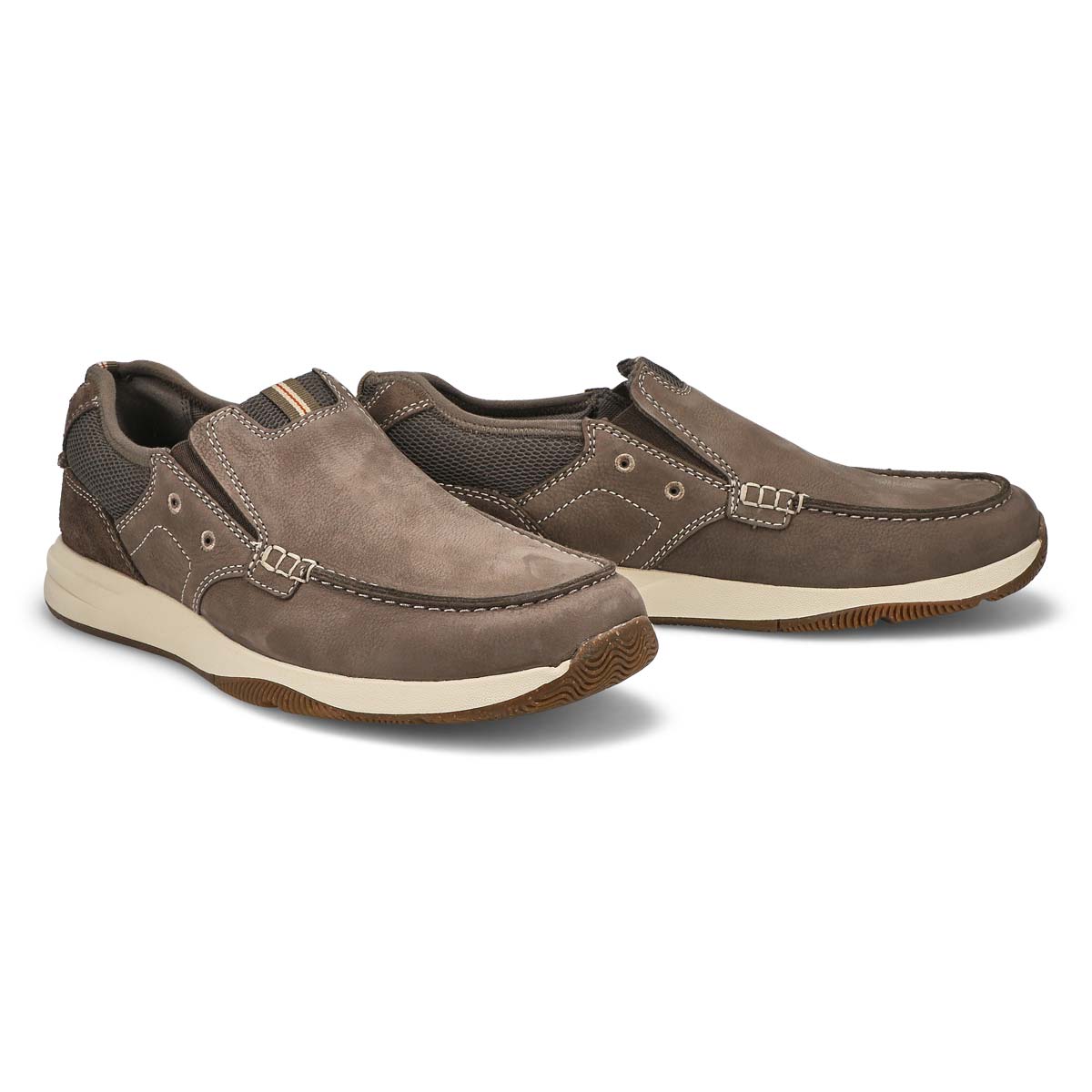 Men's Sailview Step Wide Casual Slip On Loafer - Taupe