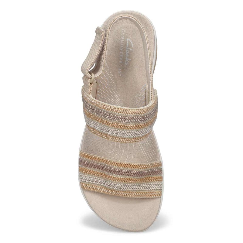 Women's Arla Stroll Casual Wedge Sandal - Beige Combi