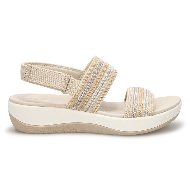 Women's Arla Stroll Casual Wedge Sandal - Beige Combi
