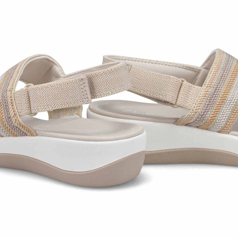 Women's Arla Stroll Casual Wedge Sandal - Beige Combi