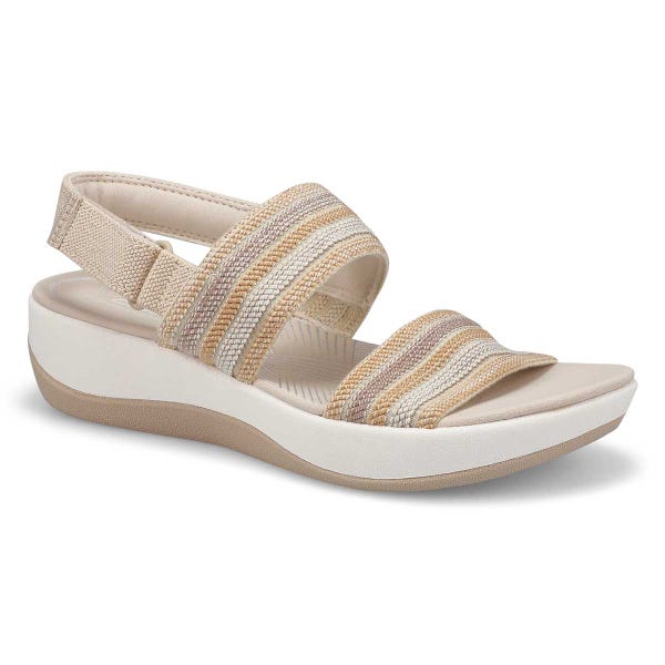 Women's Arla Stroll Casual Wedge Sandal - Beige Combi