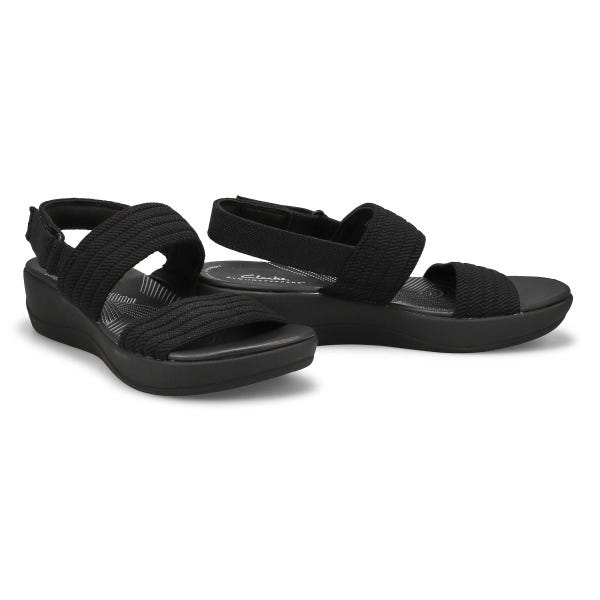 Women's Arla Stroll Casual Wedge Sandal - Black