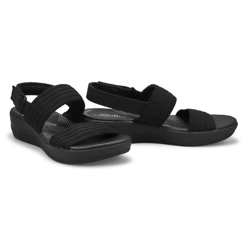 Women's Arla Stroll Casual Wedge Sandal - Black