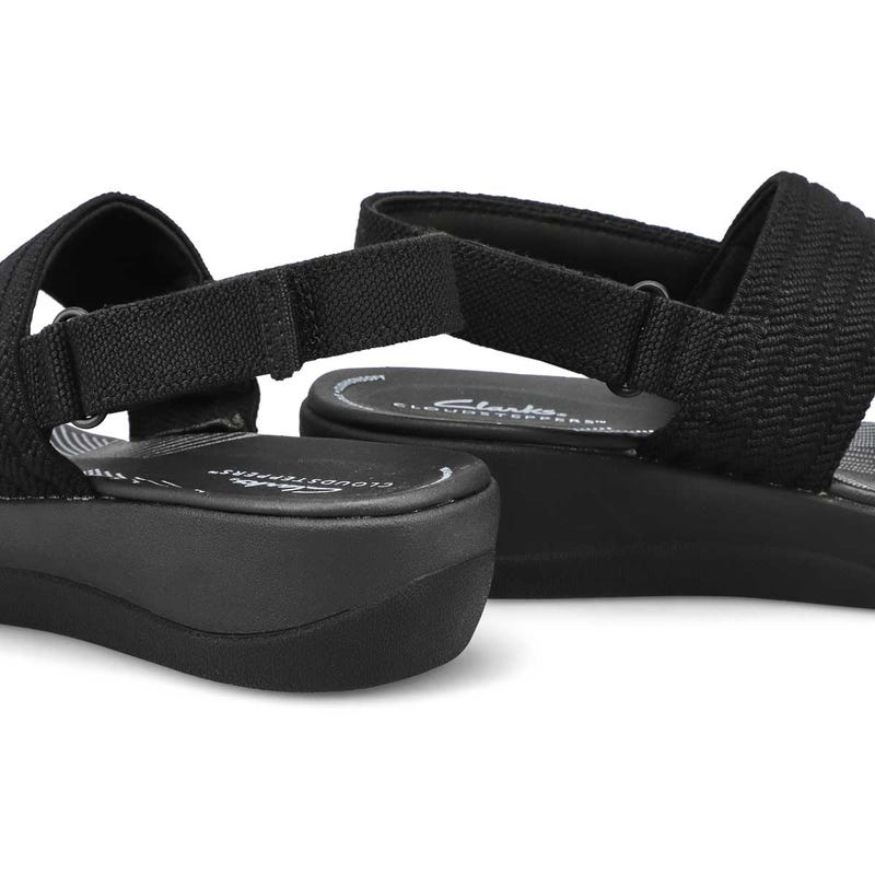 Women's Arla Stroll Casual Wedge Sandal - Black