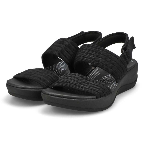 Women's Arla Stroll Casual Wedge Sandal - Black