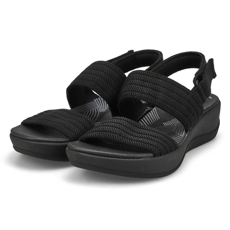 Women's Arla Stroll Casual Wedge Sandal - Black