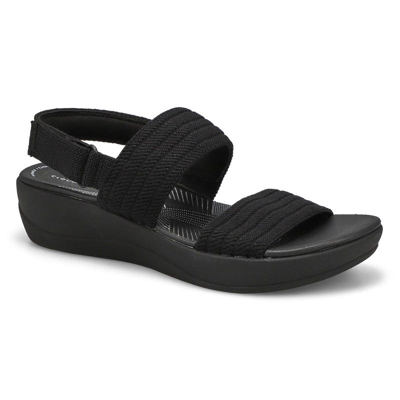 Women's Arla Stroll Casual Wedge Sandal - Black