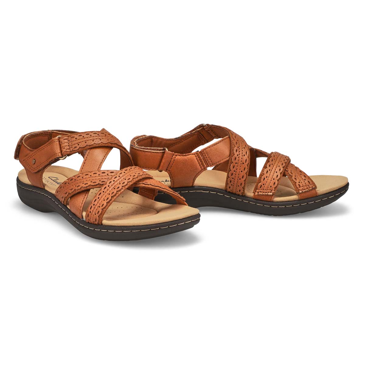 Women's Laurieann Rena Wide Casual Sandal - Tan Combi