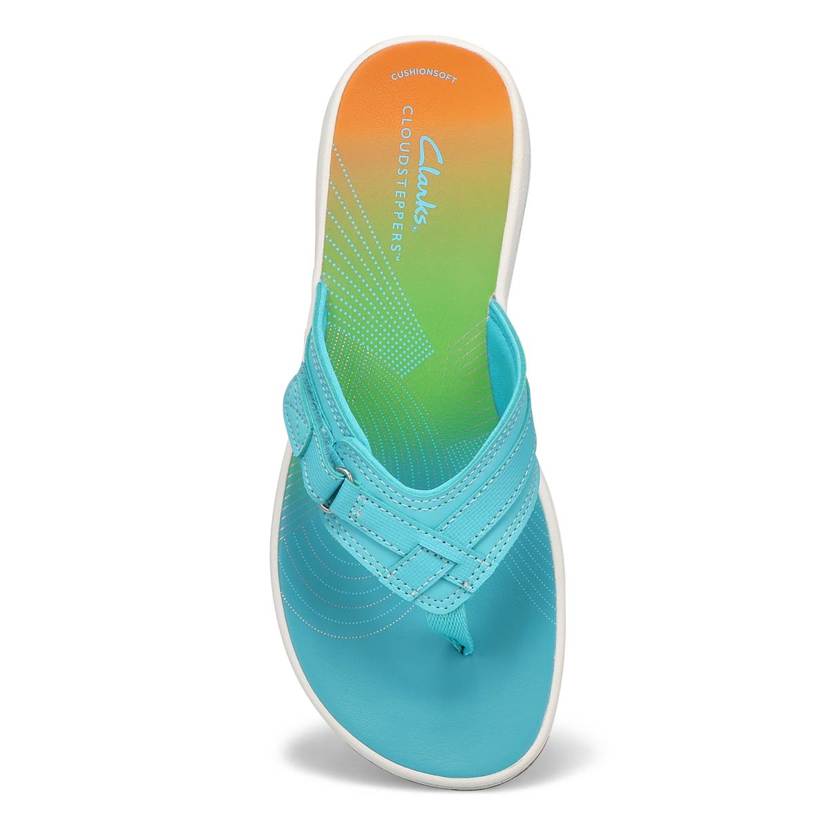 Women's  Breeze Sea Thong Sandal -Turquoise Ombre