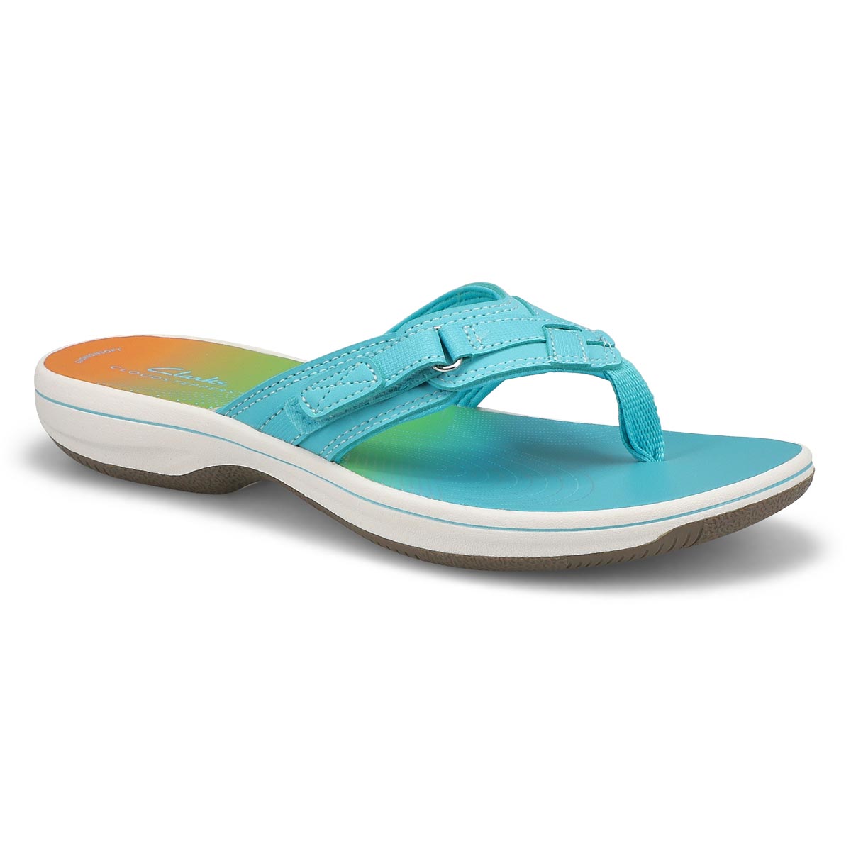 Women's  Breeze Sea Thong Sandal -Turquoise Ombre