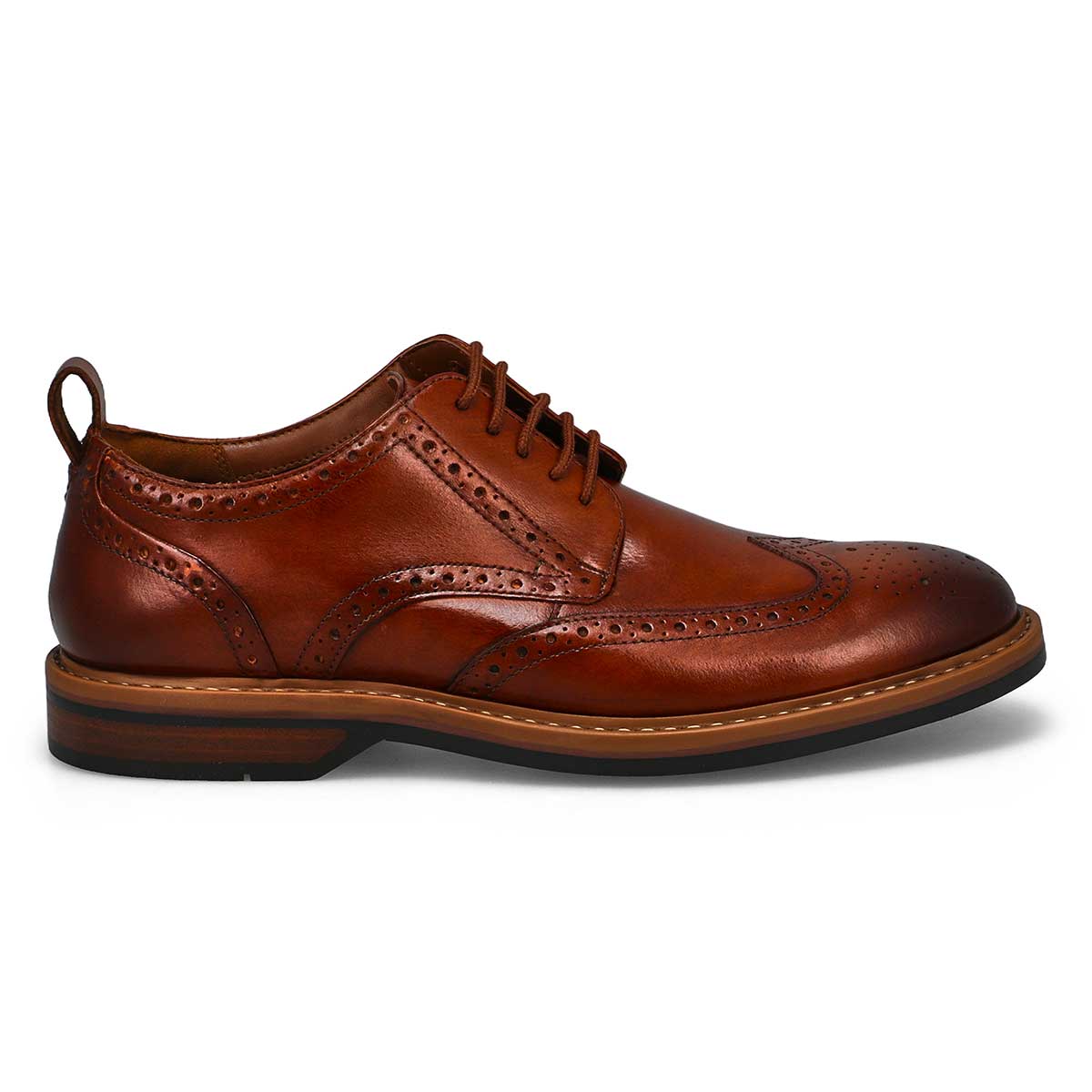 Richelieu habillé en cuir ALDWIN LIMIT, havane, hommes