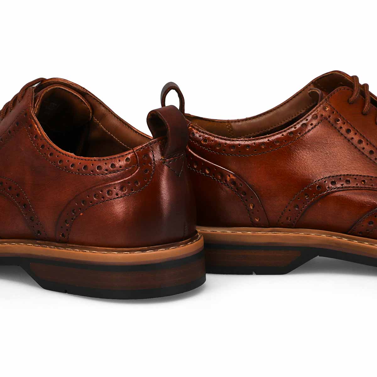 Richelieu habillé en cuir ALDWIN LIMIT, havane, hommes