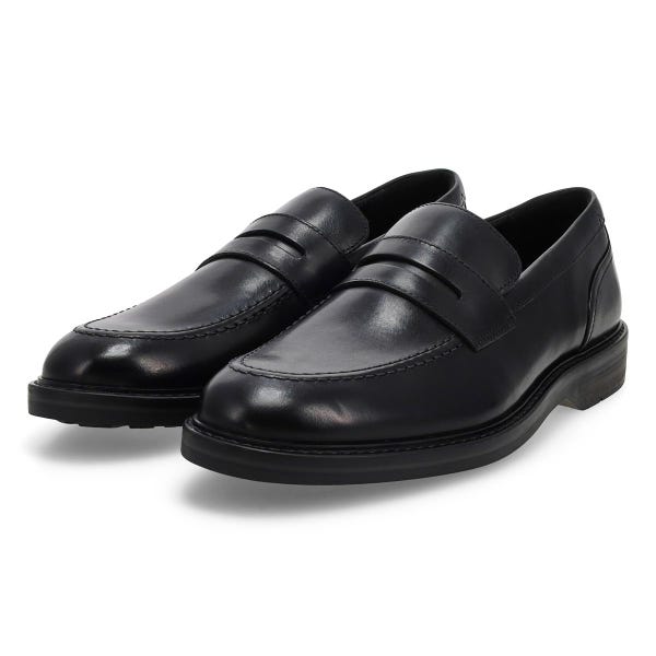 Chaussure habillée à enfiler en cuir ALDWIN STEP, noir, hommes