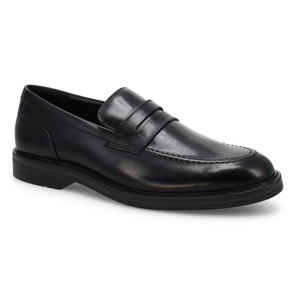 Chaussure habillée à enfiler en cuir ALDWIN STEP, noir, hommes