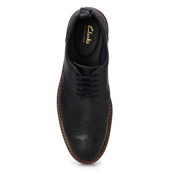 Men's Aldwin Limit Leather Dress Oxford  - Navy