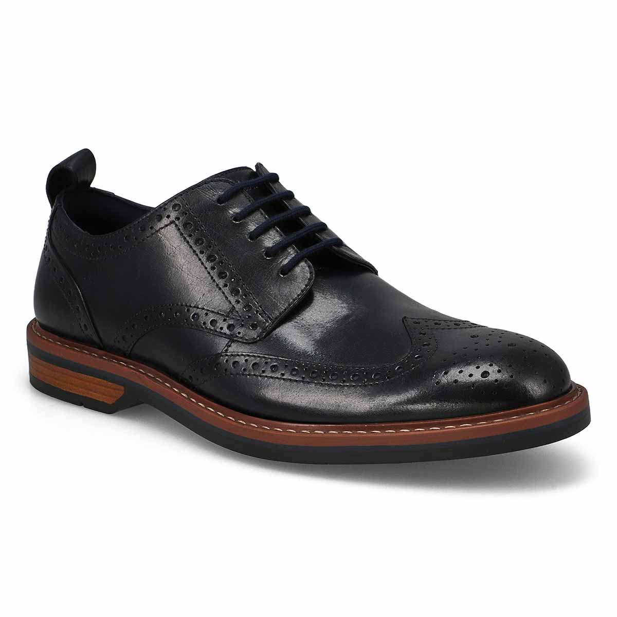 Richelieu habillé en cuir ALDWIN LIMIT, marine, hommes