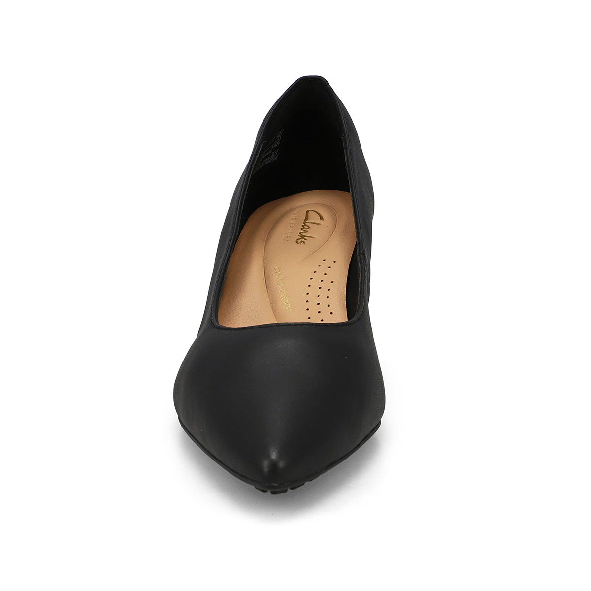 Escarpin en cuir ADELA COURT, noir, femmes