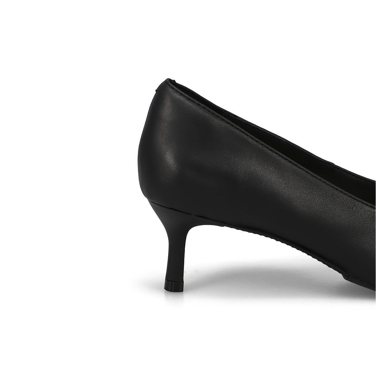 Escarpin en cuir ADELA COURT, noir, femmes