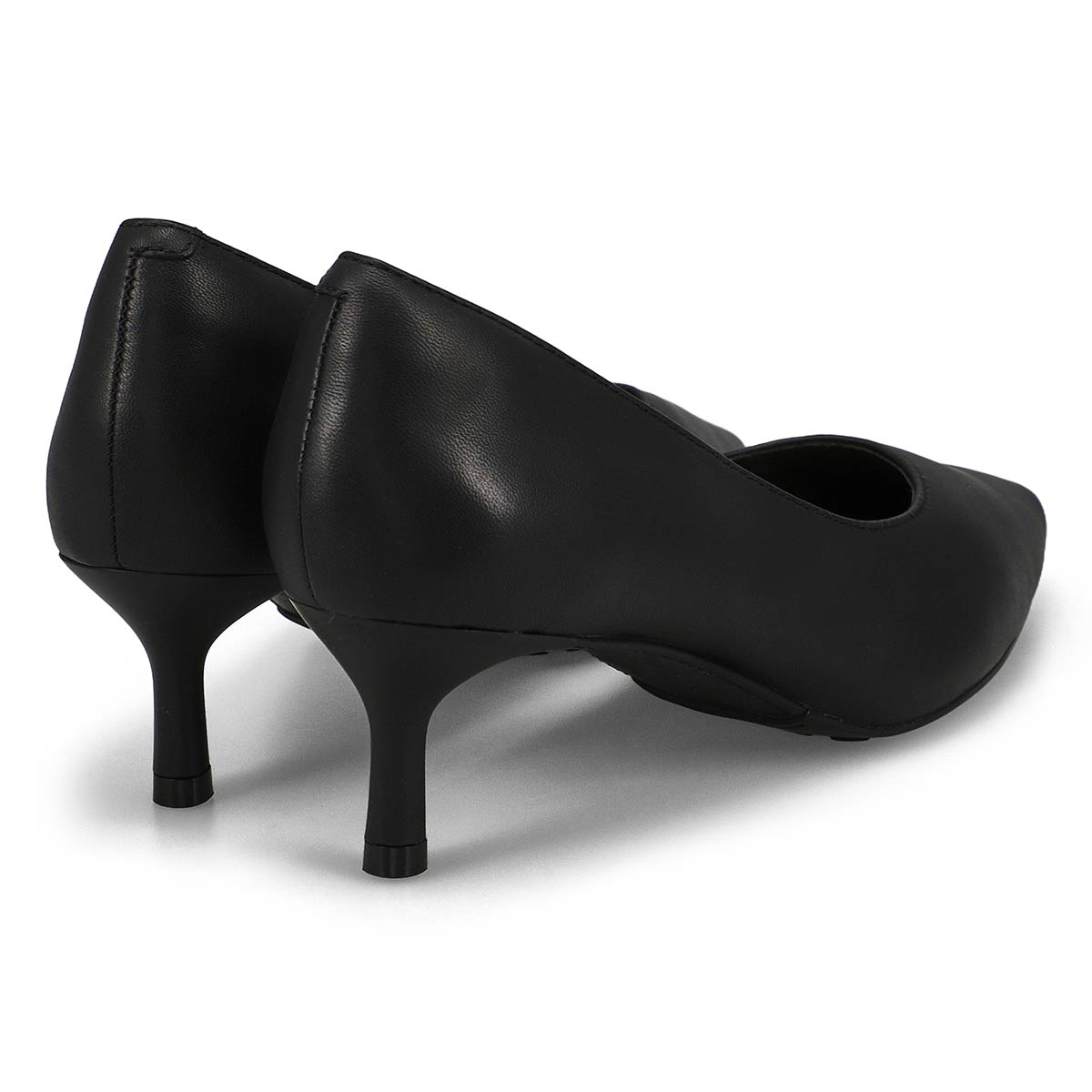 Escarpin en cuir ADELA COURT, noir, femmes