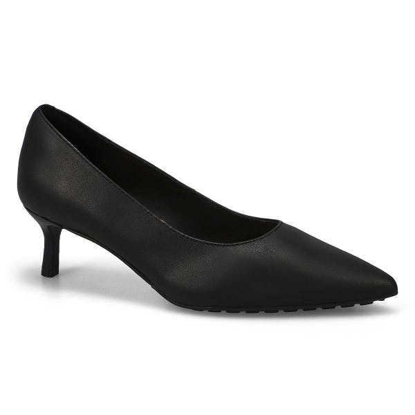 Escarpin en cuir ADELA COURT, noir, femmes