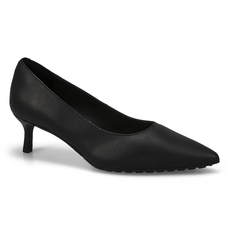 Escarpin en cuir ADELA COURT, noir, femmes