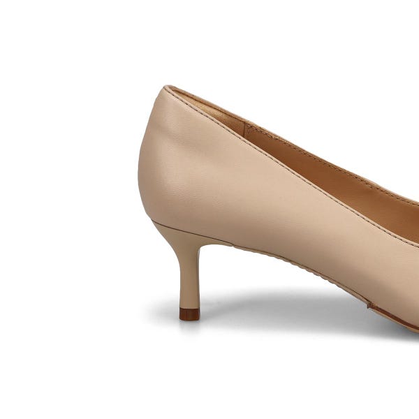 Escarpin en cuir ADELA COURT, sable, femmes