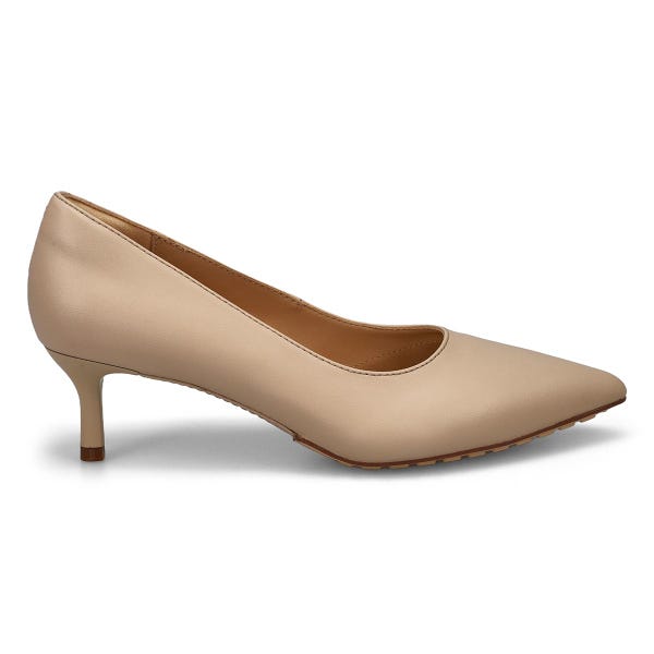 Escarpin en cuir ADELA COURT, sable, femmes