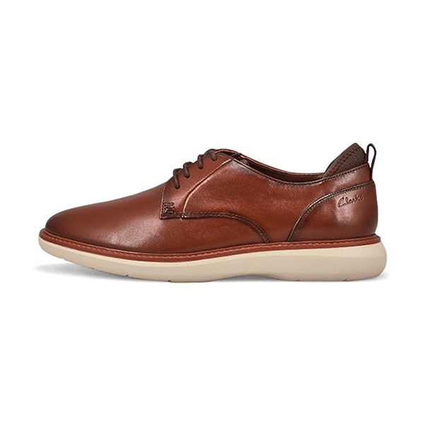 Clarks Men s Brantin Plain Wide Lace Up Oxfor SoftMoc USA