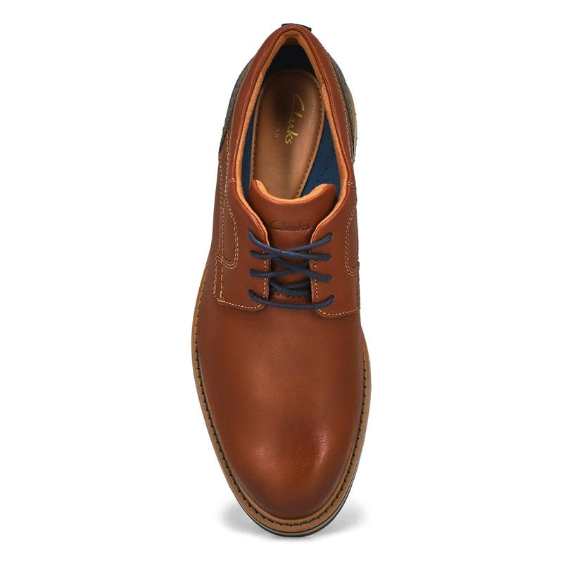 Men's Monahan Plain Wide Oxford Dress Shoe - Tan