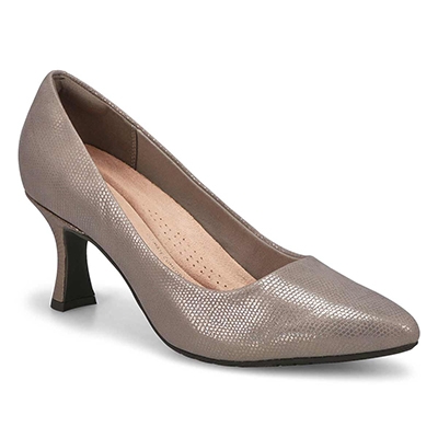 Lds Kataleyna Gem Dress Heel - Silver Metallic