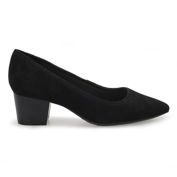 Women's Ellanie Hope Wide Dress Heel - Black Suede