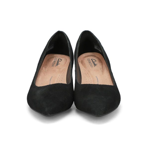 Women's Ellanie Hope Wide Dress Heel - Black Suede