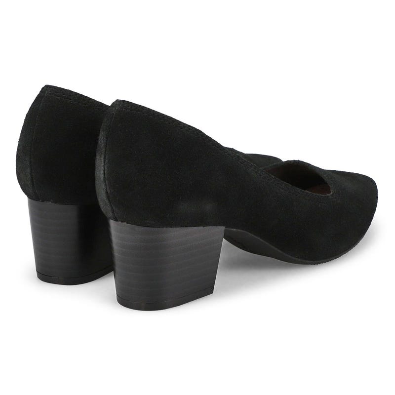 Women's Ellanie Hope Wide Dress Heel - Black Suede