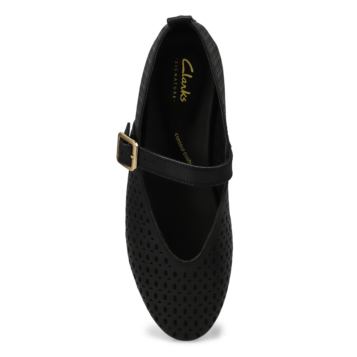 Women's Fawna Jane Leather Maryjane Dress Flat - Black