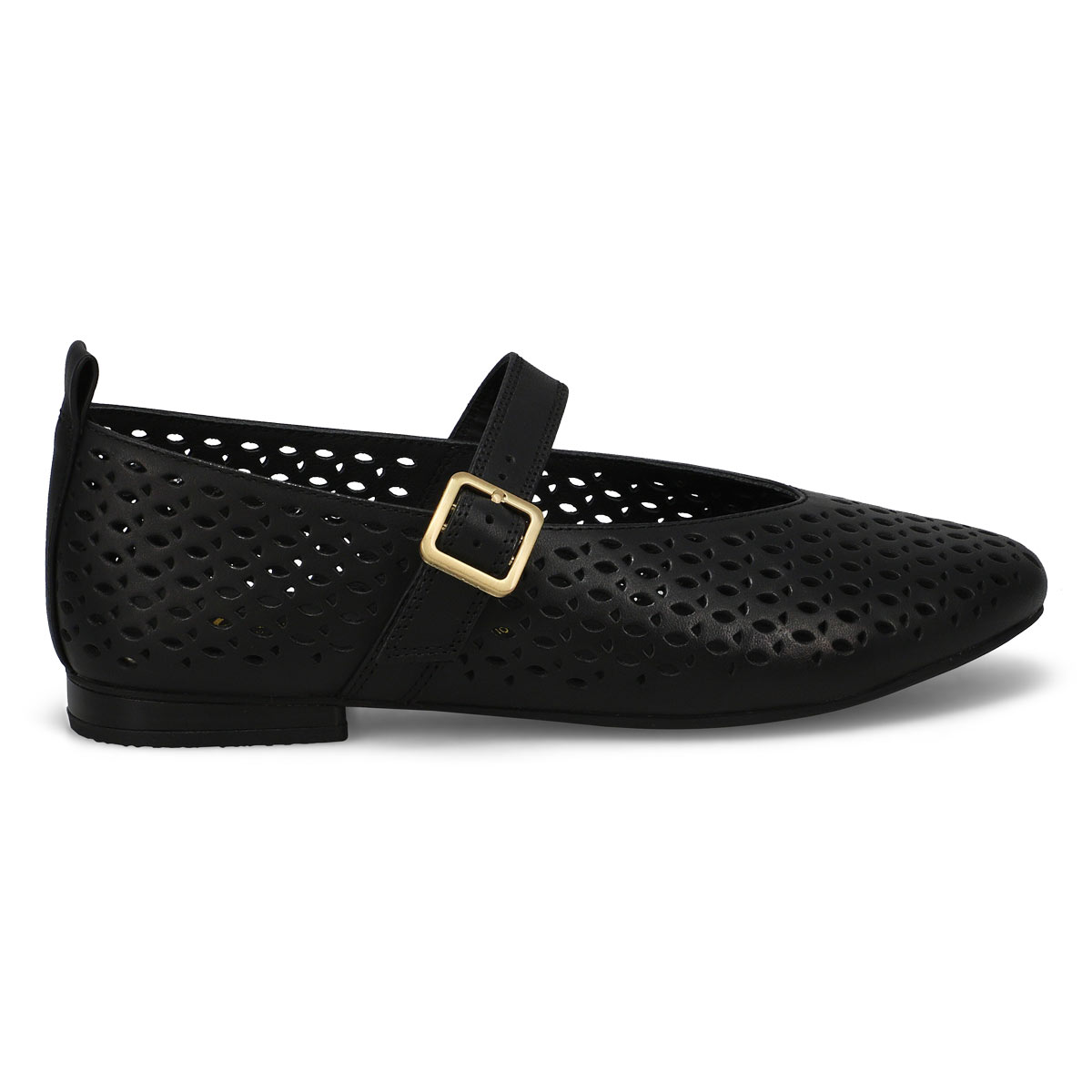 Women's Fawna Jane Leather Maryjane Dress Flat - Black